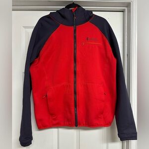 Cotopaxi Men's Red and Navy Blue Performance Jacket